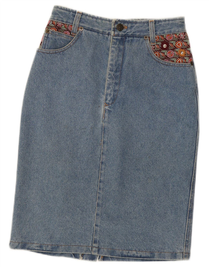 Gonna in denim da donna Swinger IT 41 media W27 cotone blu