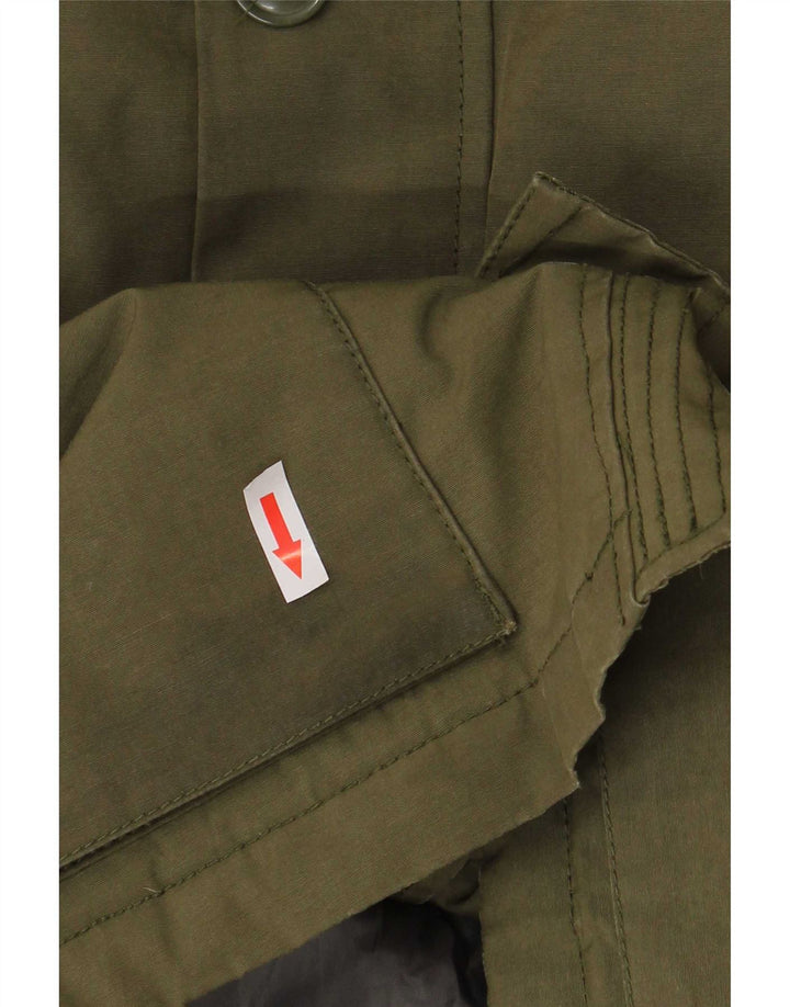 Giacca imbottita con cappuccio Gap da bambino 10-11 anni Large in poliestere kaki