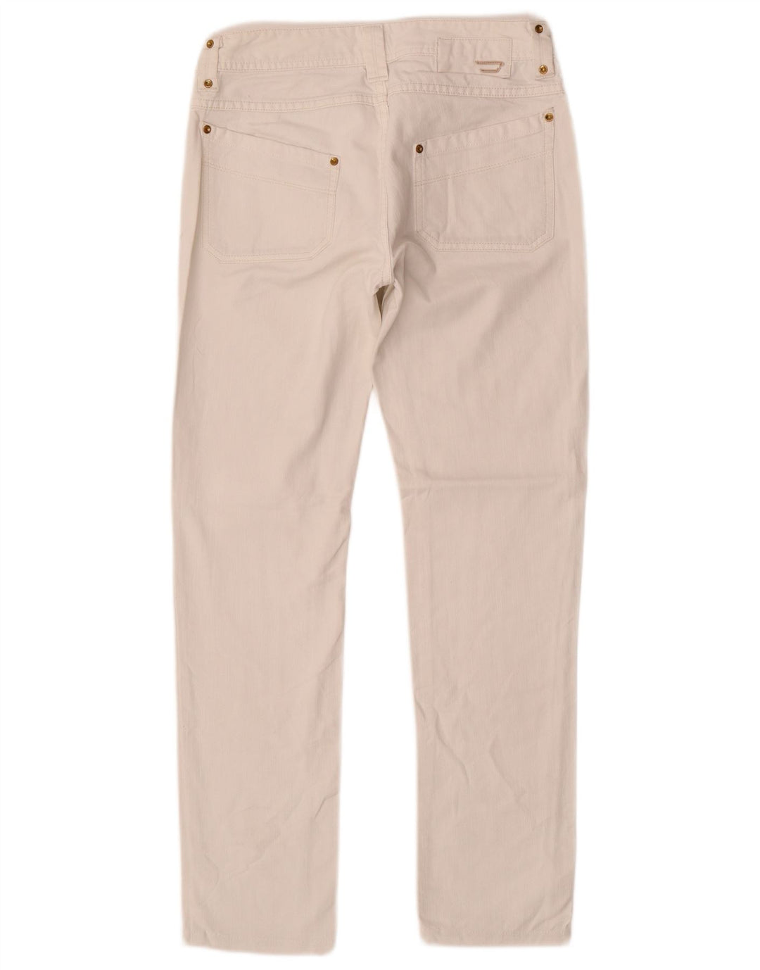 Jeans dritti da donna DIESEL W27 L29 cotone bianco