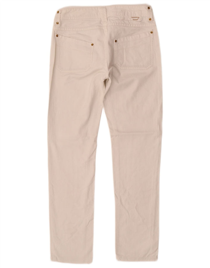 Jeans dritti da donna DIESEL W27 L29 cotone bianco