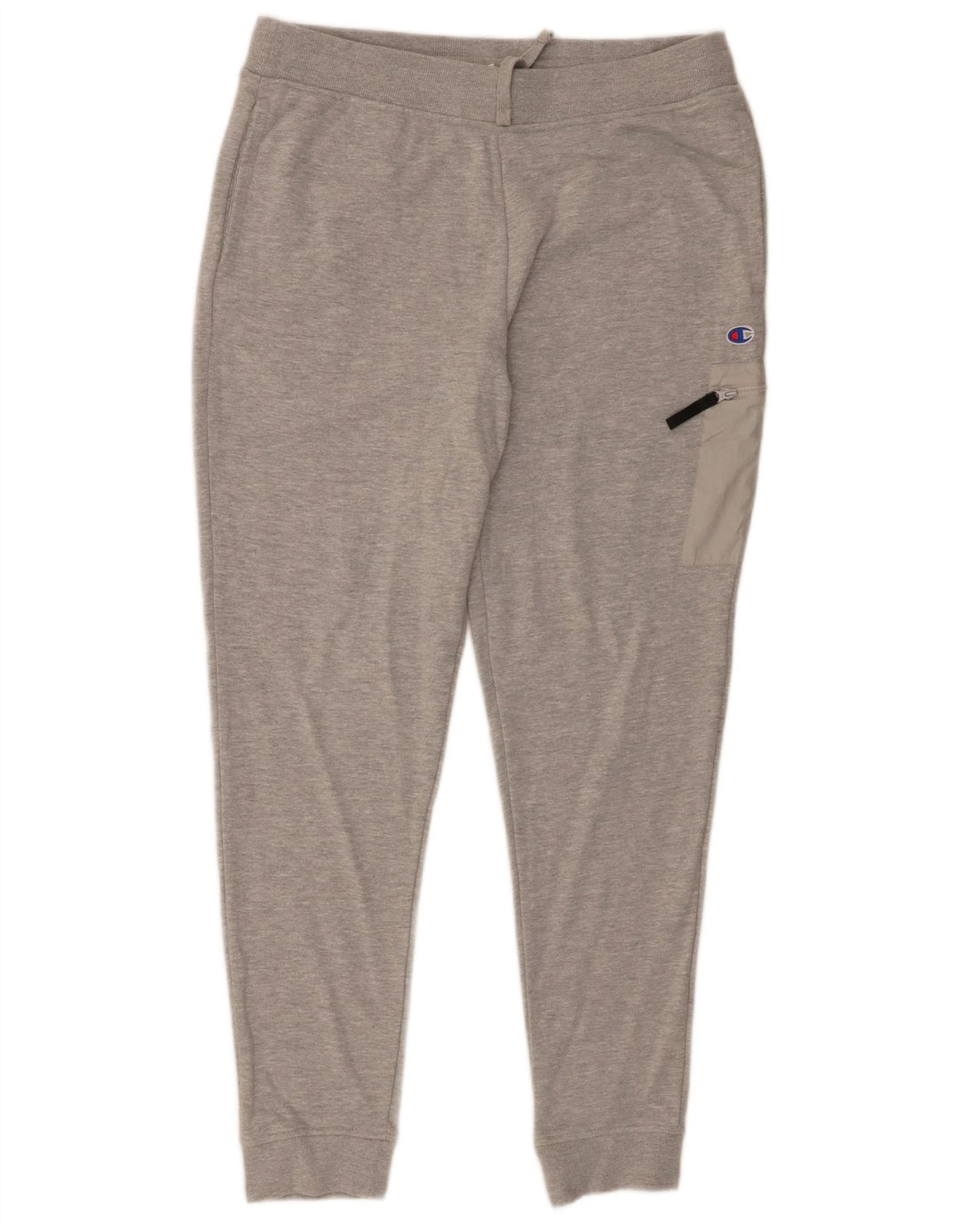 Pantaloni da tuta Champion da uomo cargo da jogging in cotone chiazzato grigio medio