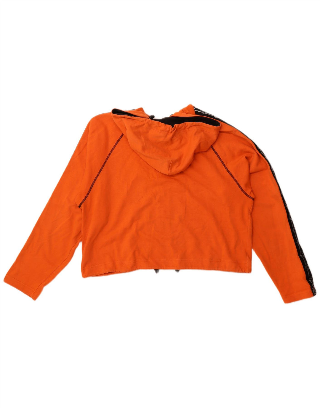 Maglione con cappuccio e zip grafica oversize da donna Champion UK 16 Large Arancione