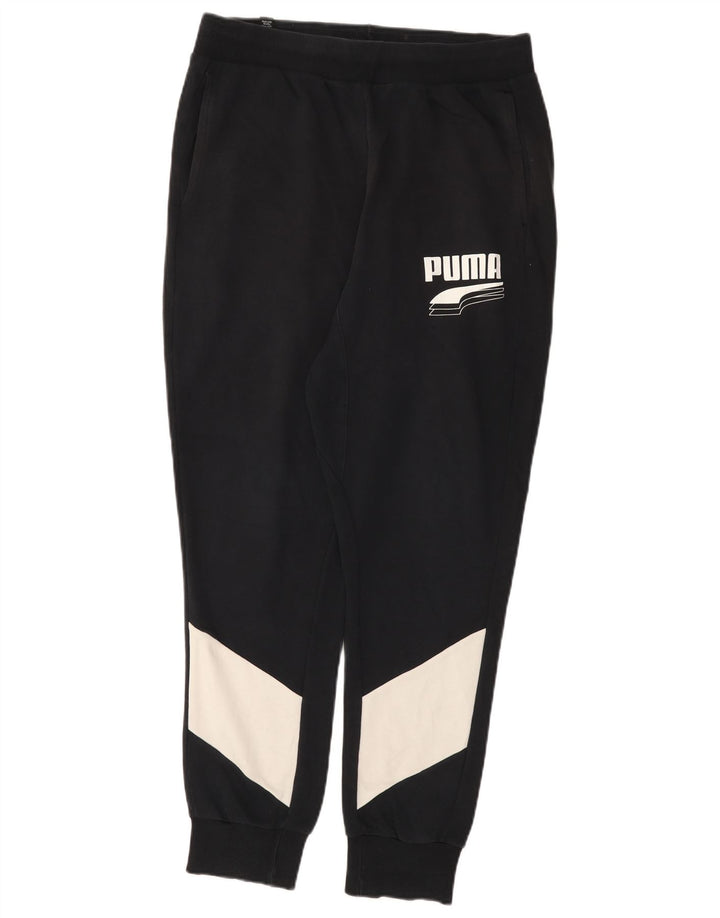 Pantaloni da tuta grafica da uomo Puma Joggers Large Nero Colourblock