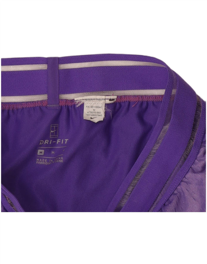 Pantaloncini sportivi Nike da donna UK 14 a righe viola medie