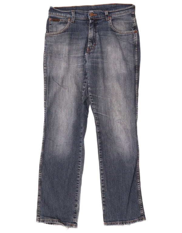 Jeans dritti elasticizzati Texas da uomo Wrangler W31 L30 cotone blu