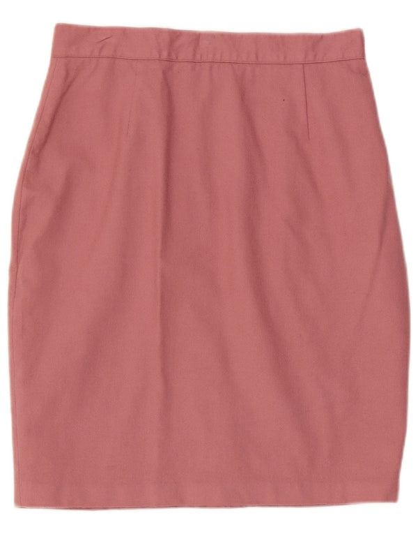 Gonna a tubino a vita alta da donna Benetton IT 48 XL W30 Lana rosa