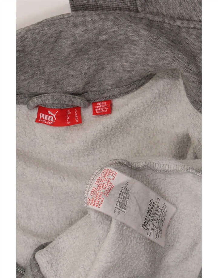 Giacca da tuta da donna Puma UK 10 Small Grigio Cotone