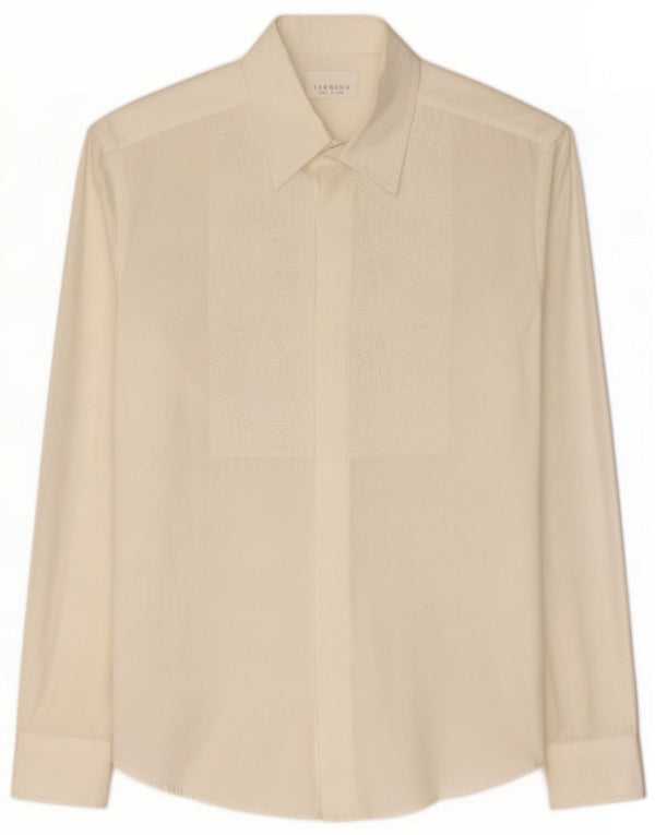 Camicia da uomo Iceberg Medium White Paisley Cotton