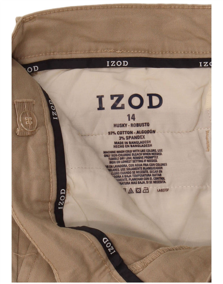 Izod Ragazzi Husky 13-14 Anni W30 L26 Cotone Beige