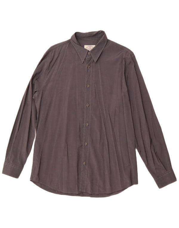 ARMANI JEANS Camicia Uomo Large in Viscosa Grigia