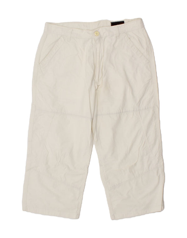 GAS Mens Straight Chino Trousers W33 L21 White