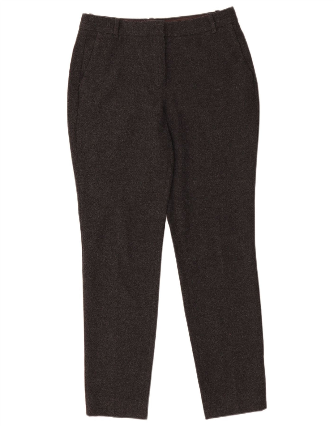 Pantaloni chino slim da donna Massimo Dutti EU 38 Small W30 L29 Poliestere grigio