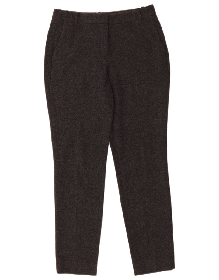 Pantaloni chino slim da donna Massimo Dutti EU 38 Small W30 L29 Poliestere grigio