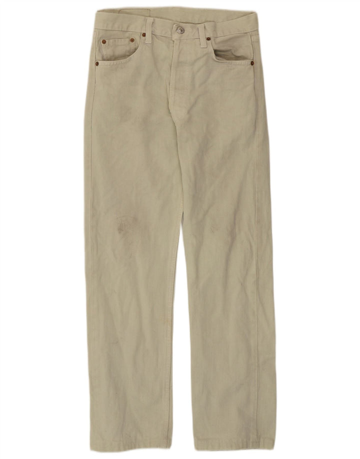 Levi's Uomo 501 Jeans dritti W30 L28 Verdi