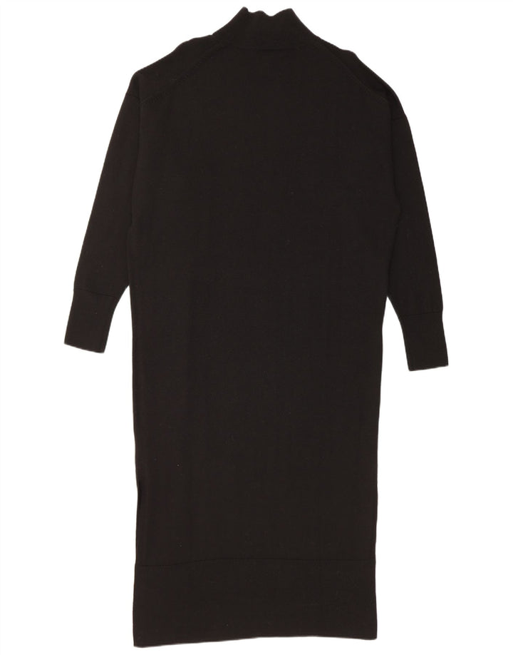 Abito maglione oversize maxi da donna Cos UK 10 piccolo in lana nera