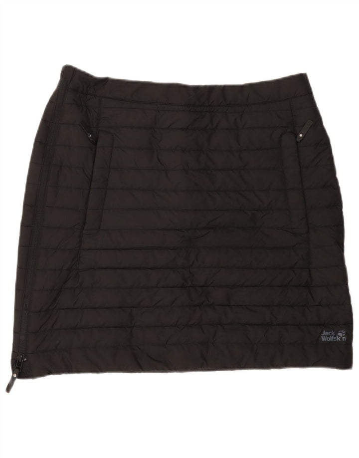 JACK WOLFSKIN Gonna a trapezio da donna isolata W34 Grande poliestere nero