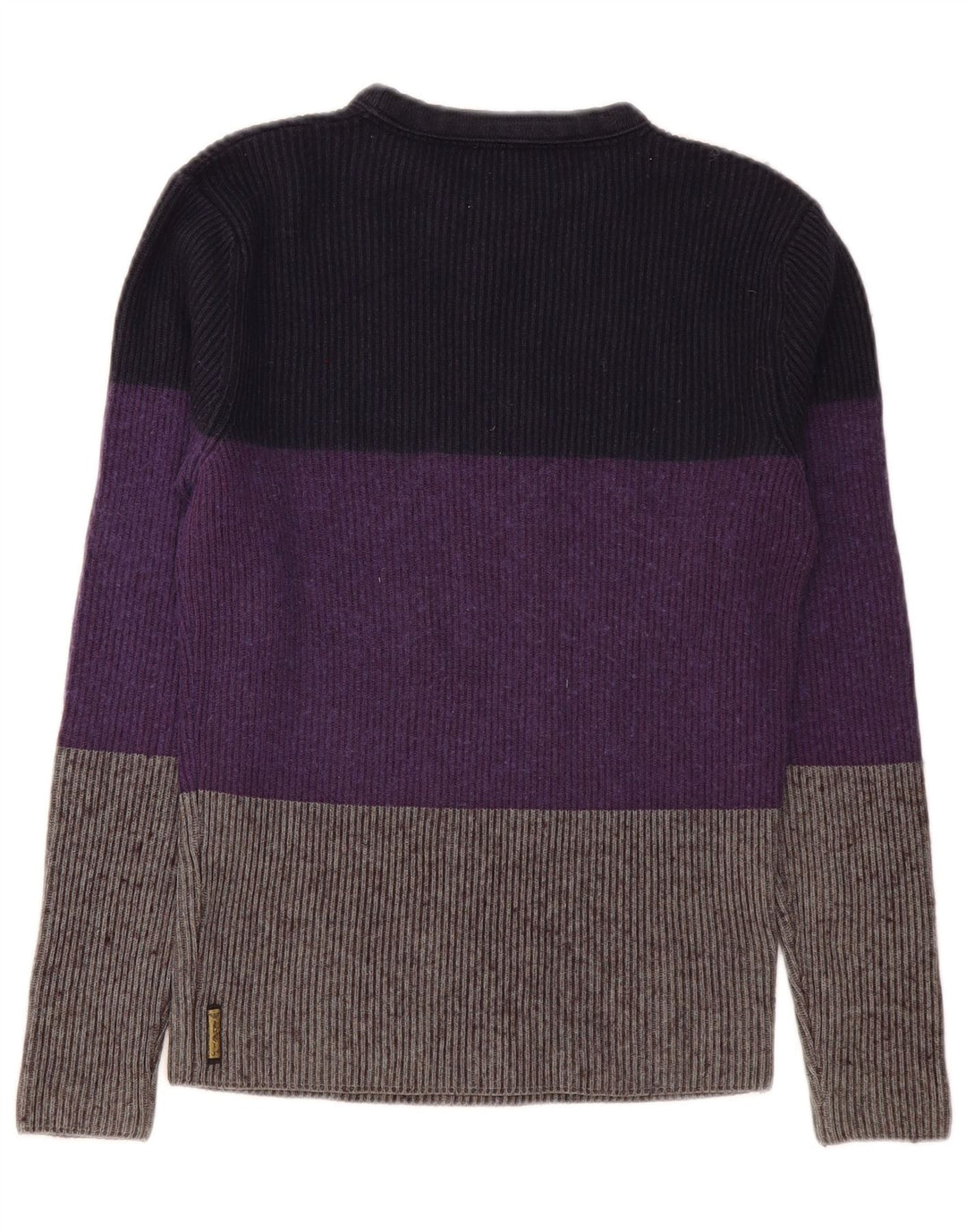 Maglione maglione girocollo da uomo Armani Jeans piccolo multicolore a blocchi di colore