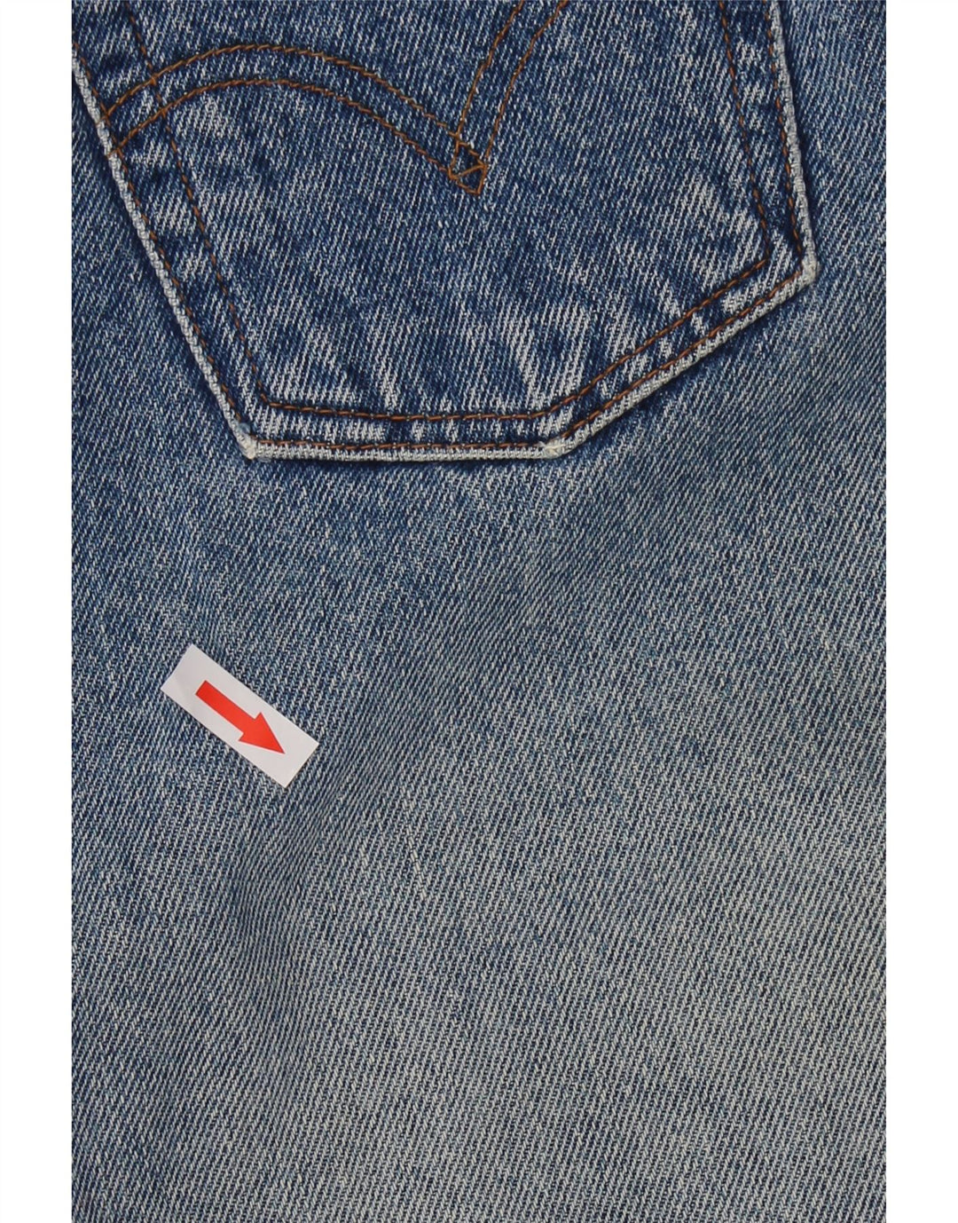 Gonna di jeans da donna LEVI'S W26 piccola in cotone blu