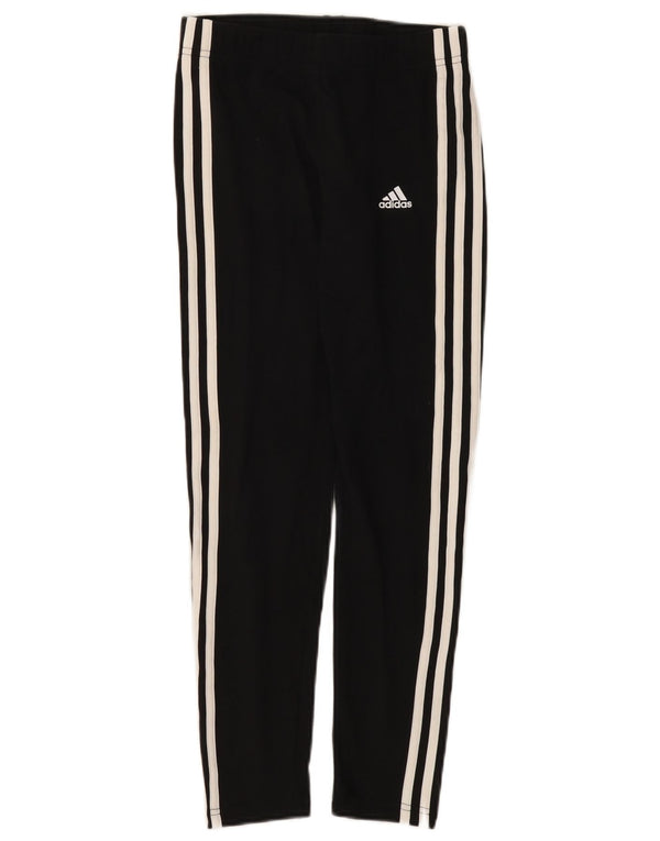 Leggings Adidas Bambina 13-14 Anni Cotone Nero