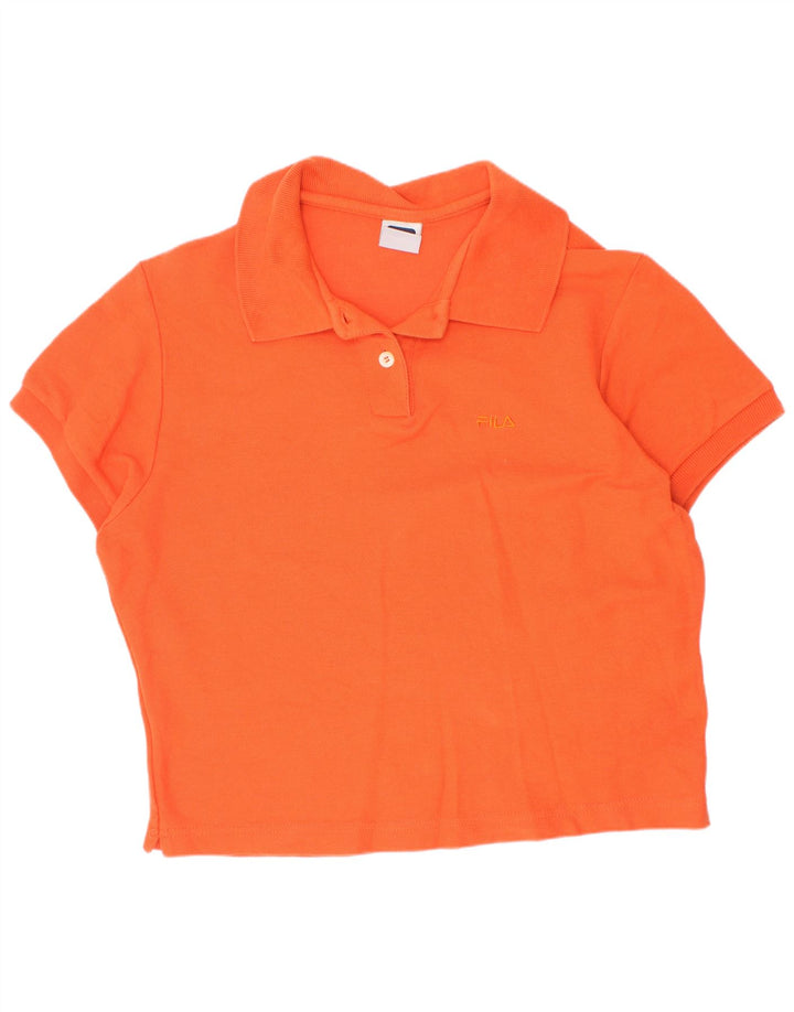 Polo corta da donna Fila IT 44 arancione medio