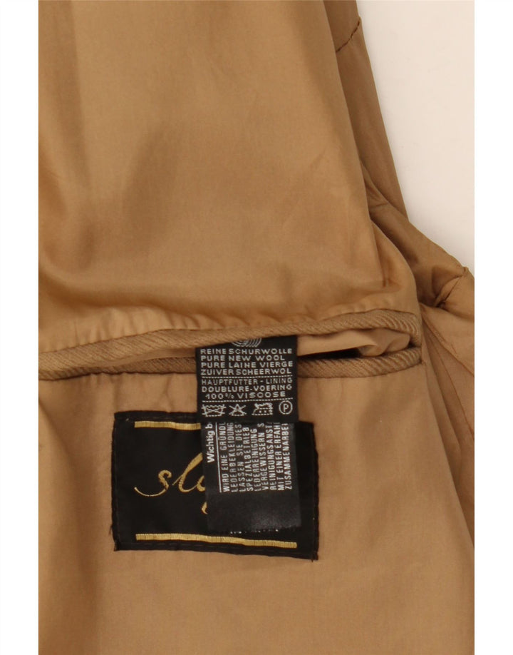Giubbotto bomber vintage da uomo UK 38 Lana a rombi/diamante beige medio