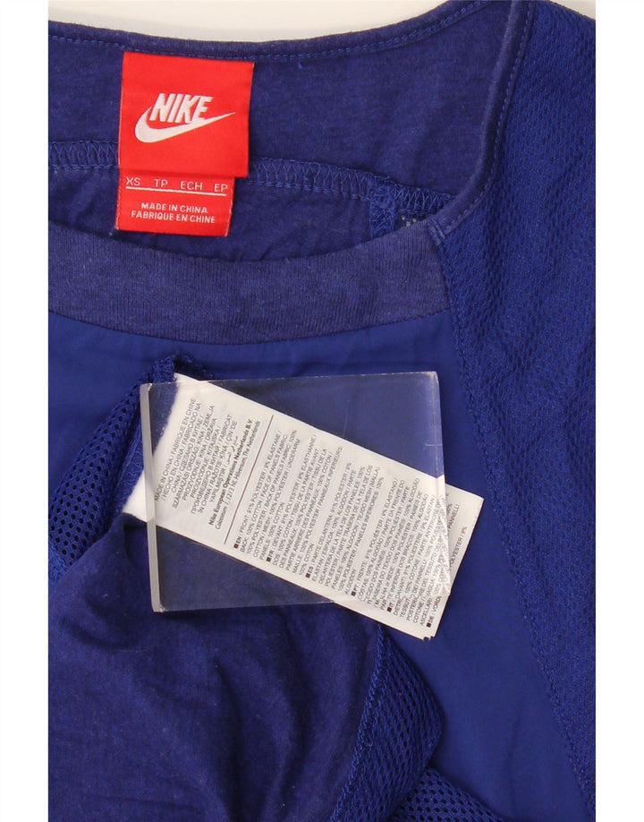 Abito t-shirt da donna NIKE UK 6 XS blu poliestere