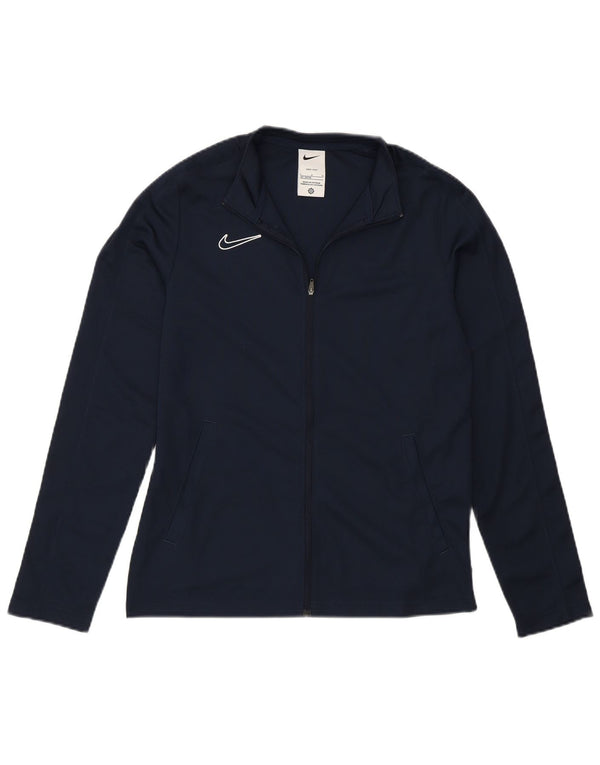 Giacca da ginnastica Nike per ragazze Dri Fit, 12-13 anni, grande, blu navy, sportiva
