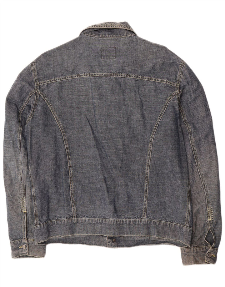 Giacca di jeans da uomo North Sails UK 40 Large in cotone blu navy