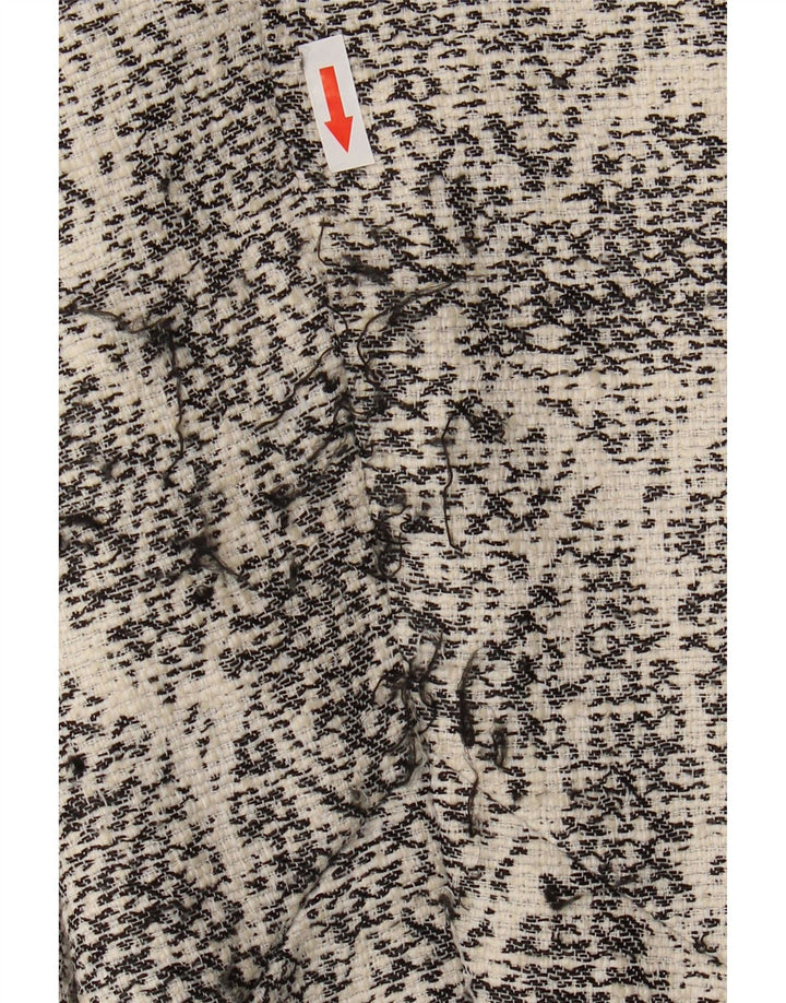 Desigual Cappotto da donna con motivo astratto EU 44 XL Cotone bianco