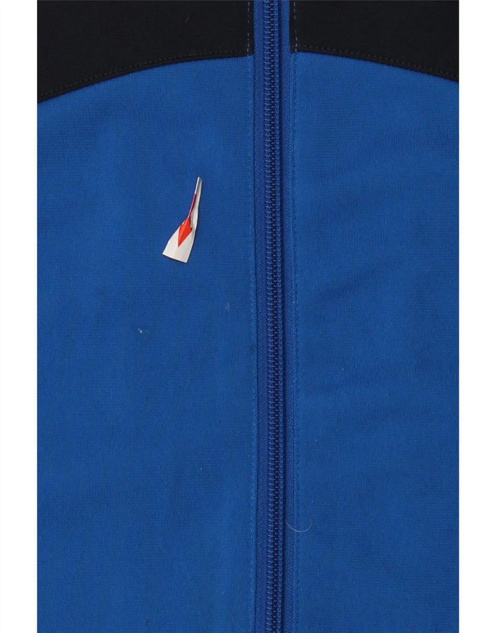 Giacca da ginnastica grafica da ragazzo Adidas 13-14 anni Blu Colourblock