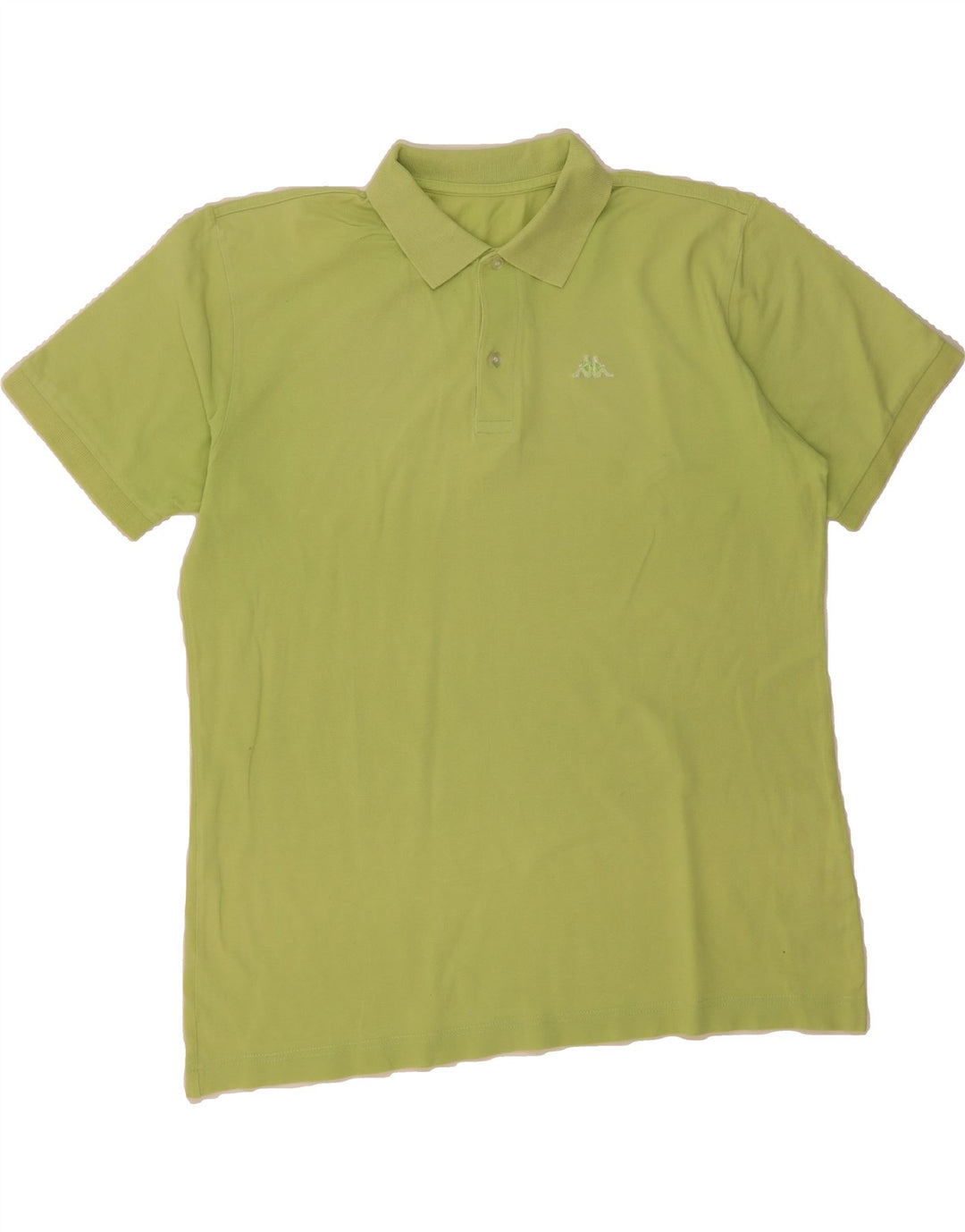 KAPPA Mens Polo Shirt XL Green Cotton Vintage Kappa and Second-Hand Kappa from Messina Hembry 