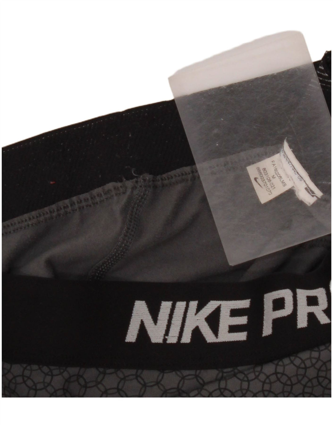 Leggings grafici da donna NIKE UK 12 Grigio medio geometrico