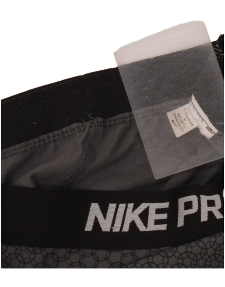 Leggings grafici da donna NIKE UK 12 Grigio medio geometrico
