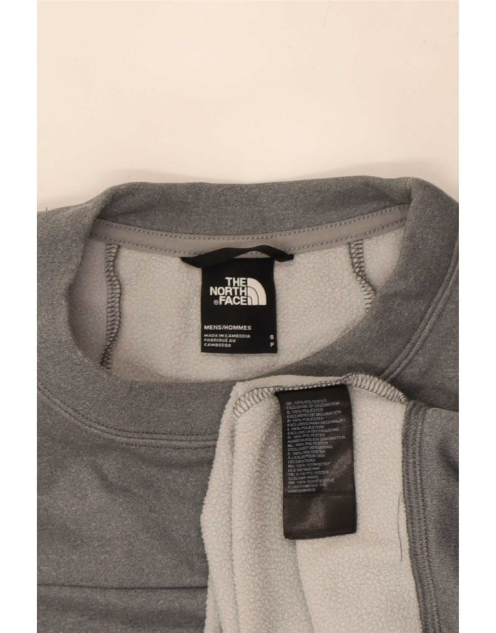 Felpa da uomo The North Face Maglione piccolo poliestere grigio