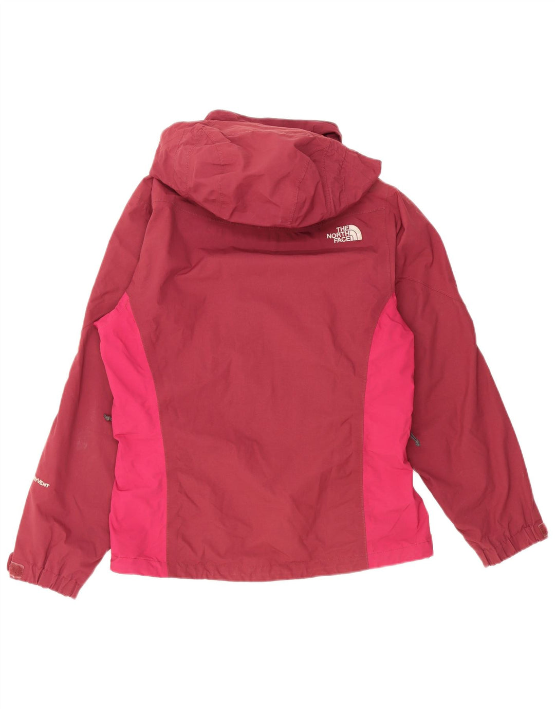 THE NORTH FACE Giacca antipioggia oversize da donna UK 10 Piccola Borgogna