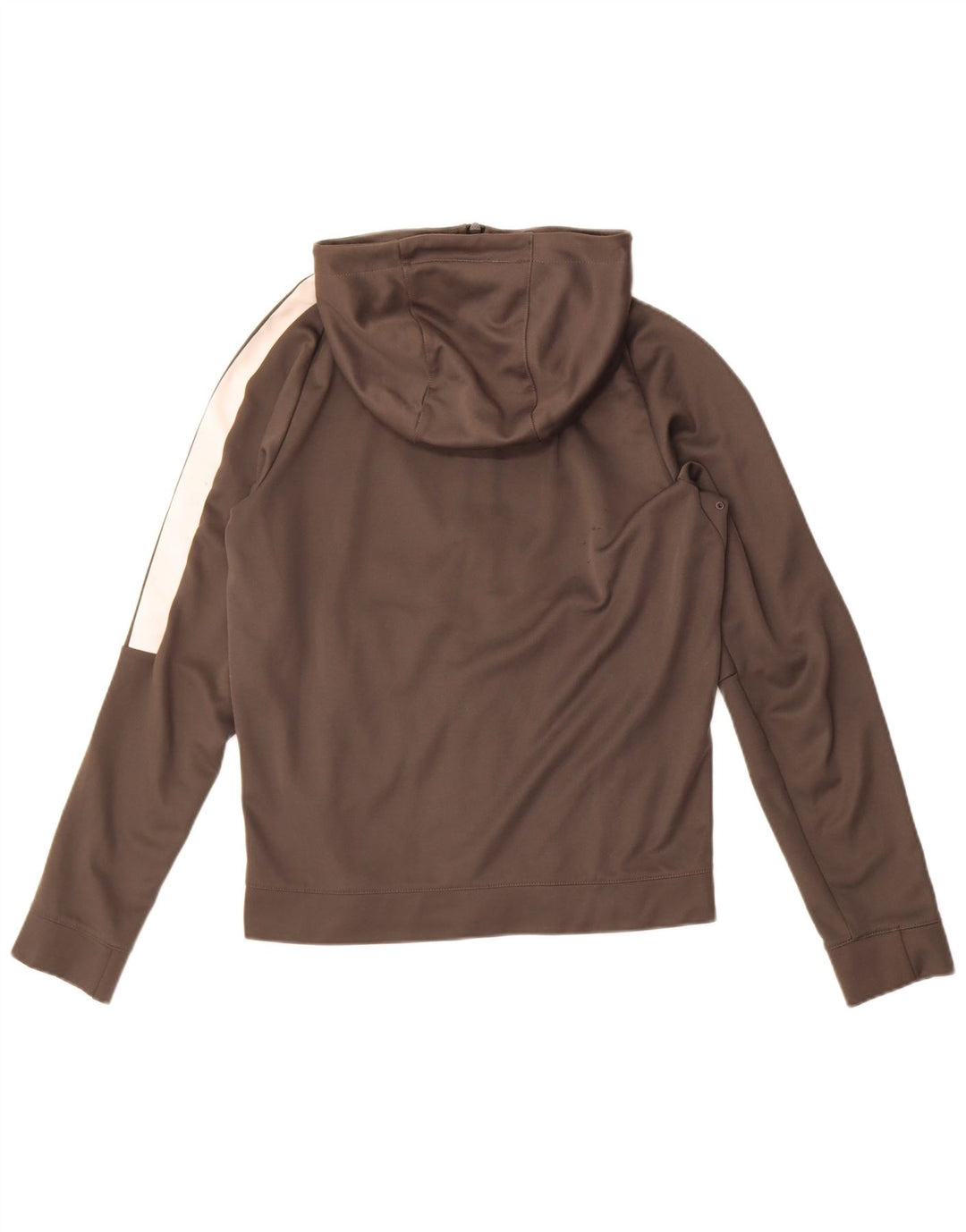 Felpa con cappuccio e zip Nike da uomo, piccola, in cotone color block grigio