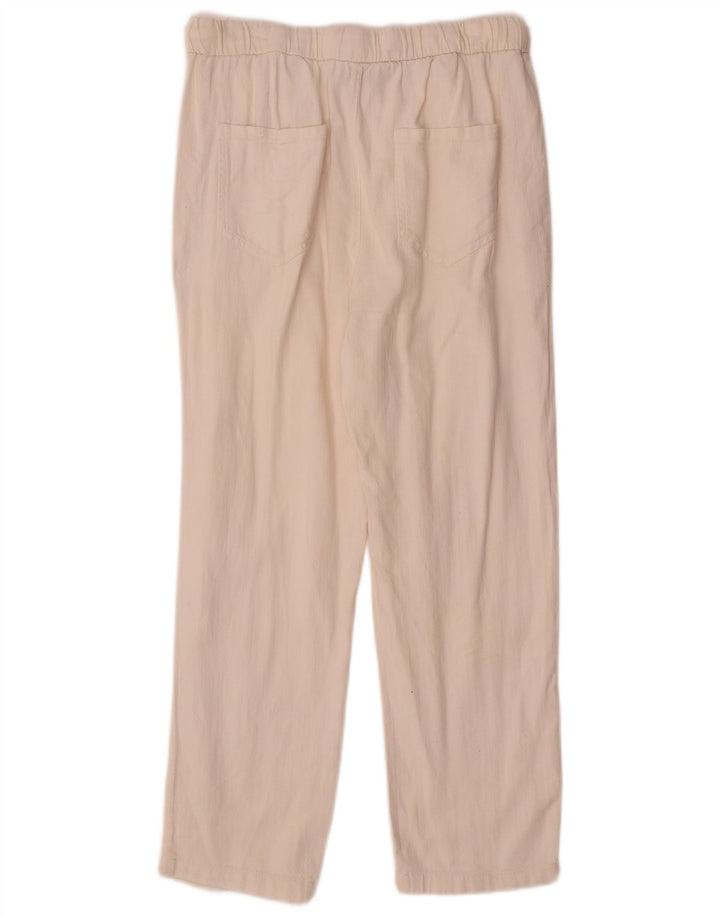 Pantaloni corti con pegging da donna Zara piccoli W26 L23 Beige