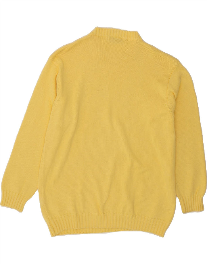 PACO Mens Crew Neck Jumper Sweater Medium Yellow Cotton Vintage Paco and Second-Hand Paco from Messina Hembry 