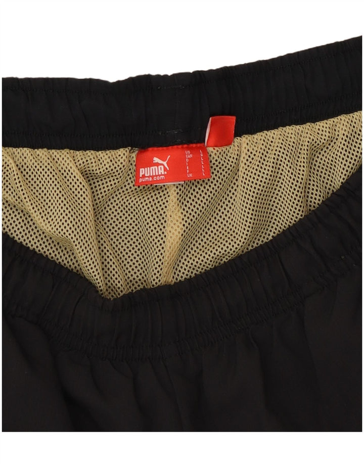 Pantaloncini sportivi da uomo Puma Graphic Bermuda grandi neri