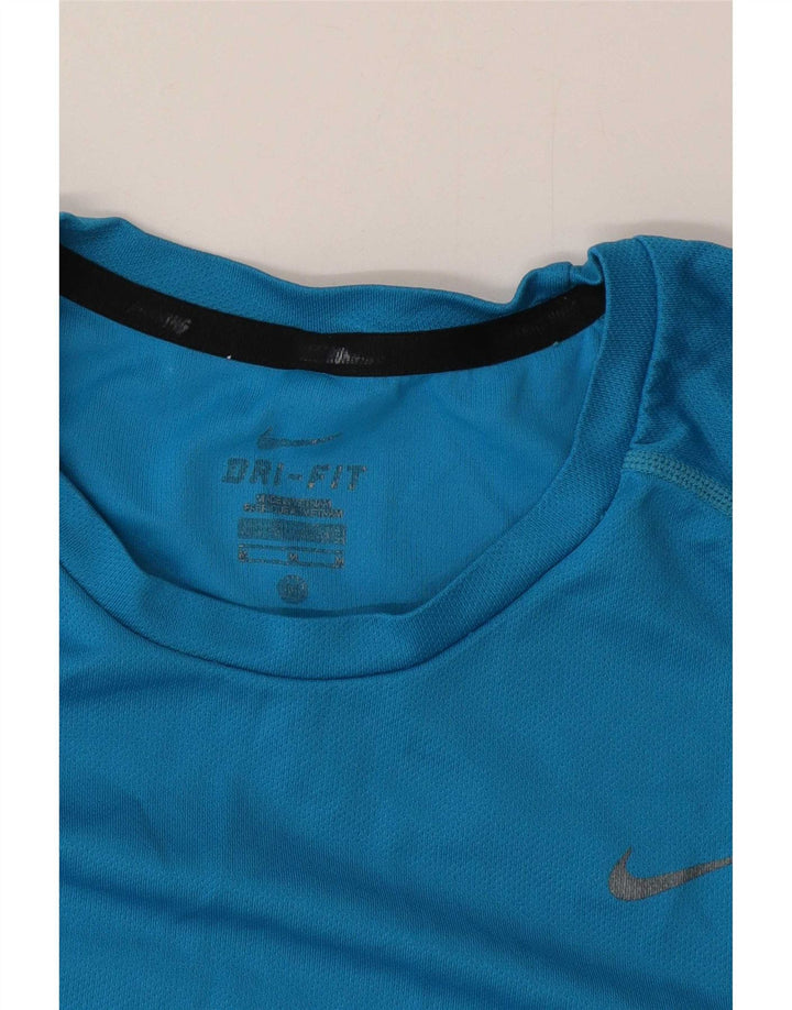 Maglietta Nike Dri Fit da uomo, blu medio
