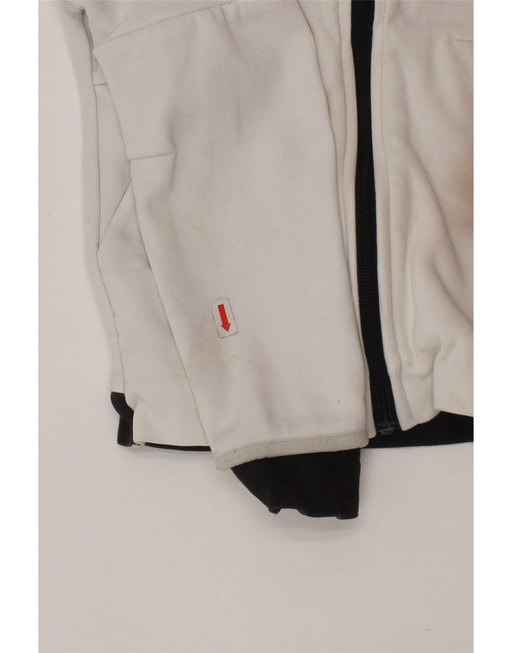 Maglione con cappuccio e zip ADIDAS per ragazzi Star Wars 3-4 anni, color block bianco