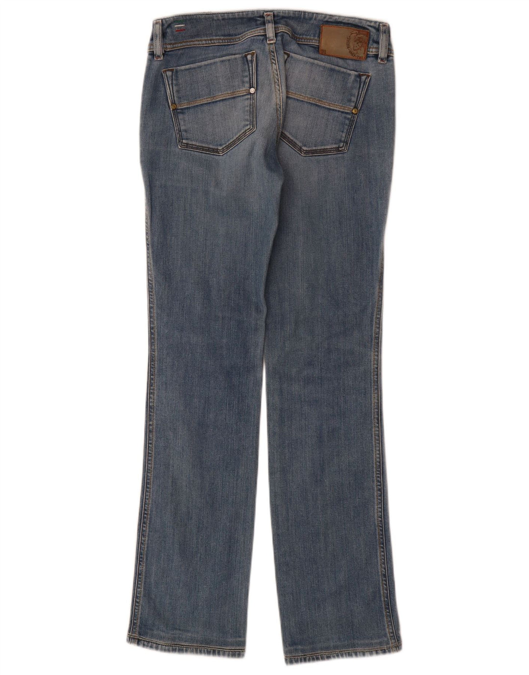 Jeans dritti da donna Diesel Reckfly W27 L32 cotone blu