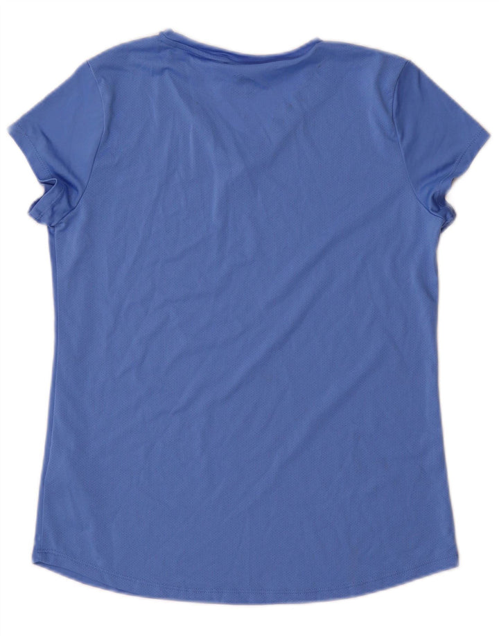 T-shirt da donna Puma Top UK 12 poliestere blu medio