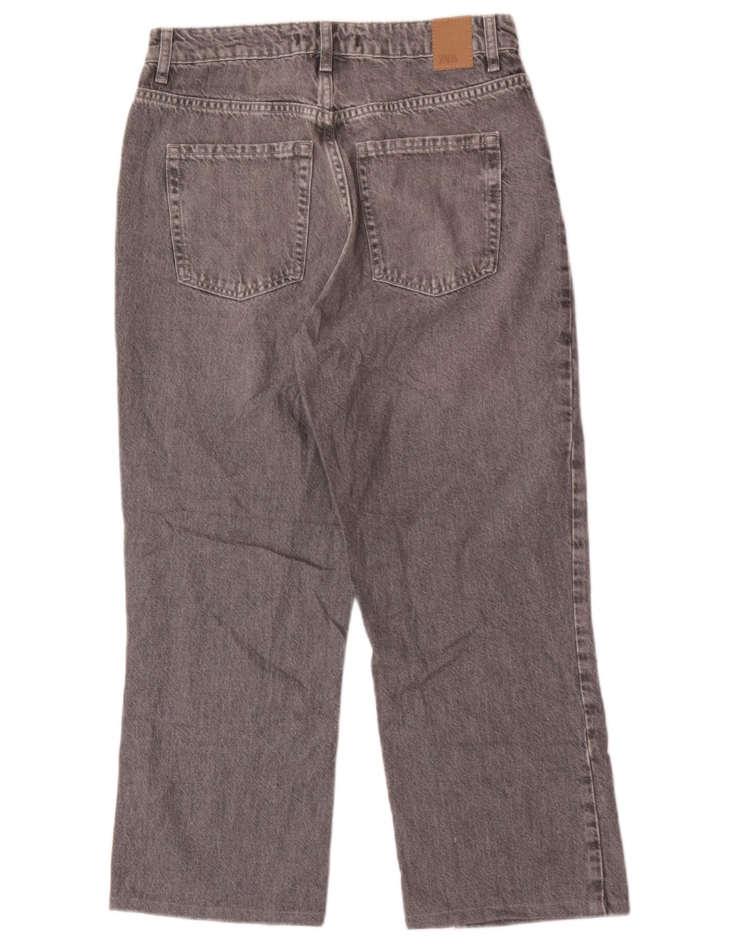 Jeans corti da donna Zara EU 40 medio W30 L25 cotone grigio