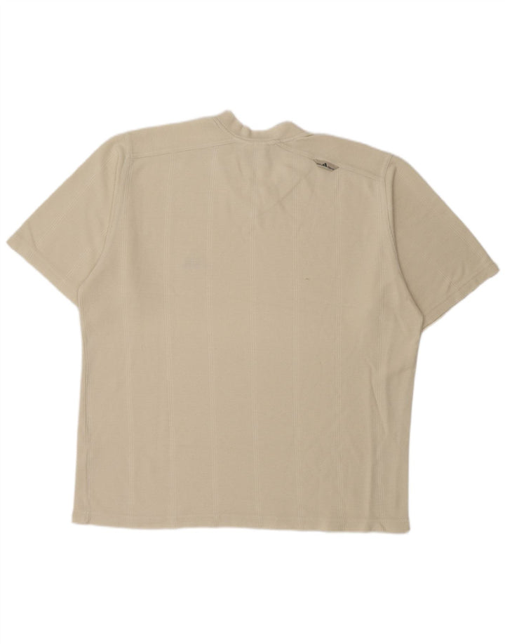 T-shirt da uomo ADIDAS Top UK 40/42 cotone beige medio