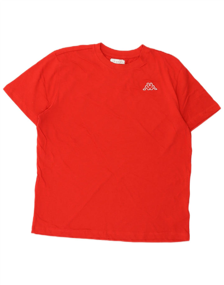 T-shirt uomo Kappa Top Large rossa in cotone