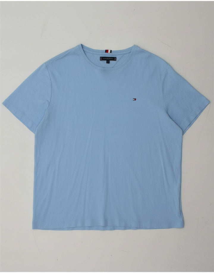 TOMMY HILFIGER Mens T-Shirt Top 2XL Blue Cotton