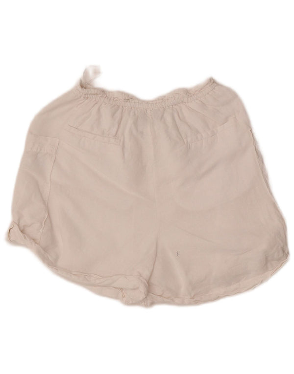 Pantaloncini casual da donna Zara XS W24 lino bianco