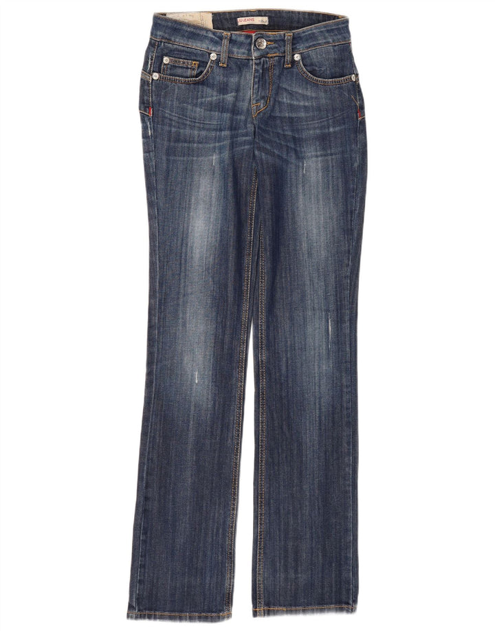 Jeans Bootcut invecchiati da donna Liu Jo W28 L34 cotone blu