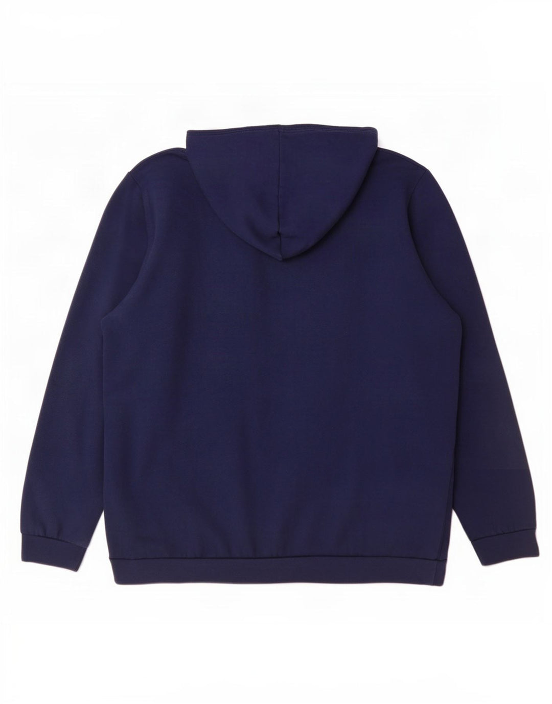 Felpa con cappuccio da uomo Adidas Large in cotone blu navy
